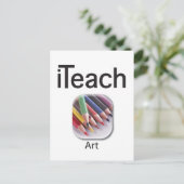 iteachART Postcard Postkarte (Stehend Vorderseite)