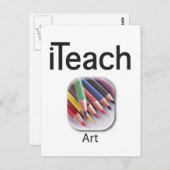 iteachART Postcard Postkarte (Vorne/Hinten)