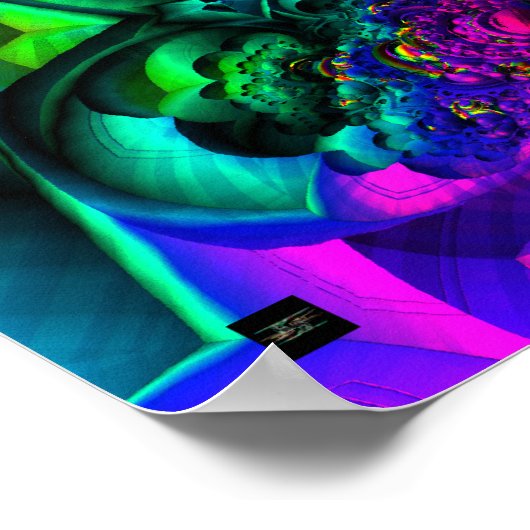 Iterate Imagery Black Light Poster #1 (Ecke)