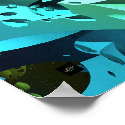 Iterate Imagery Black Light Poster 50 (Ecke)