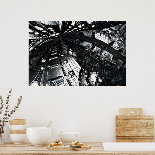 Iterate Imagery Metallic Zone Poster 16 (Küche)