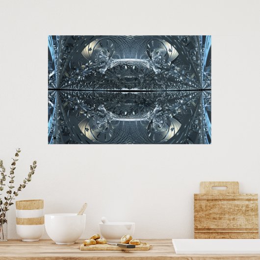 Iterate Imagery Metallic Zone Poster 17 (Küche)