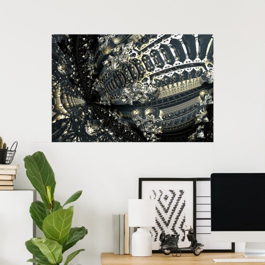 Iterate Imagery Metallic Zone Poster 18 (Heimbüro)