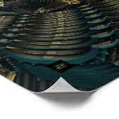 Iterate Imagery Metallic Zone Poster 23 (Ecke)