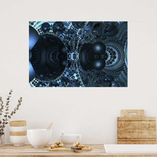 Iterate Imagery Metallic Zone Poster 44 (Küche)