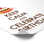 ITERNET MEME BEHALTE CALM UND CELEBRATE GEBURTSTAG POSTER (Ecke)
