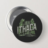 Ithaca-Fälle Button (Vorne & Hinten)