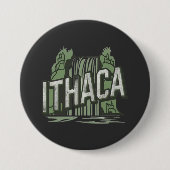 Ithaca-Fälle Button (Vorderseite)