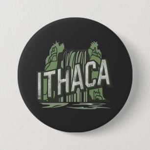 Ithaca-Fälle Button