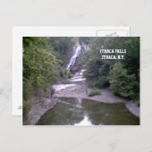 ITHACA FALLS Postkarte (Vorne/Hinten)