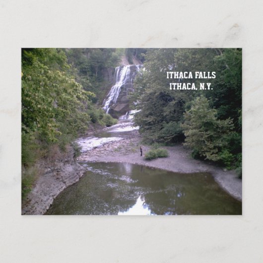 ITHACA FALLS Postkarte (Vorderseite)