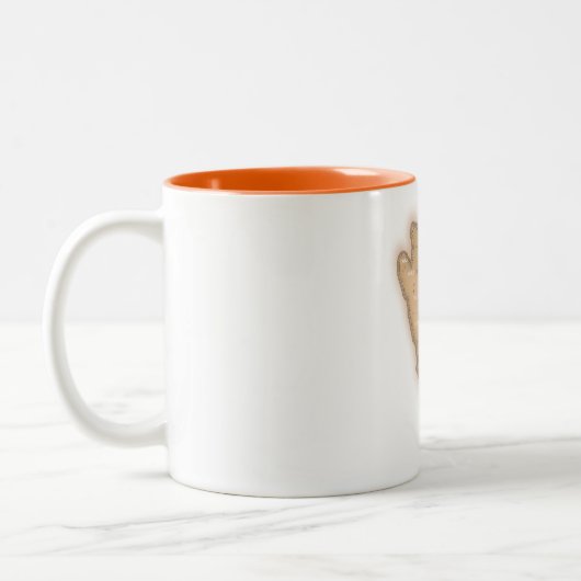 ithaca greece map zweifarbige tasse (Links)