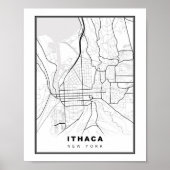 Ithaca Karte Poster (Vorne)