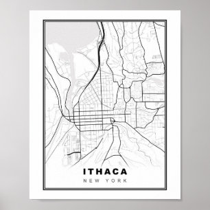 Ithaca Karte Poster