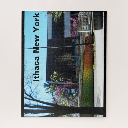ITHACA NEW YORK BIBLIOTHEK PUZZLE (Vertikal)