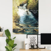 ITHACA NEW YORK BUTTERMILK FALLS Poster (Heimbüro)