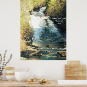 ITHACA NEW YORK BUTTERMILK FALLS Poster (Küche)