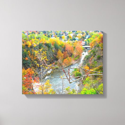 ITHACA NEW YORK GORGE LEINWANDDRUCK (Vorderseite)