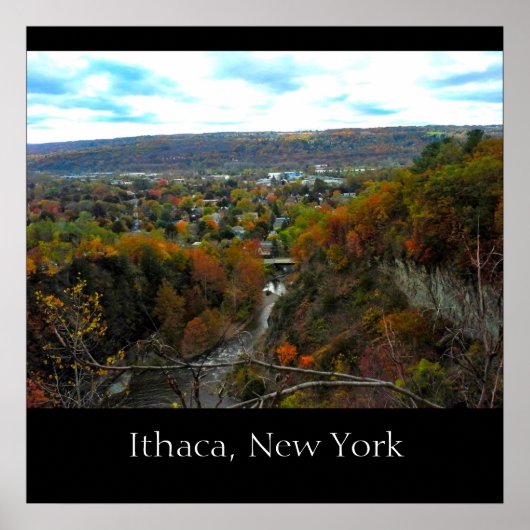 ITHACA NEW YORK GORGE Poster (Vorne)