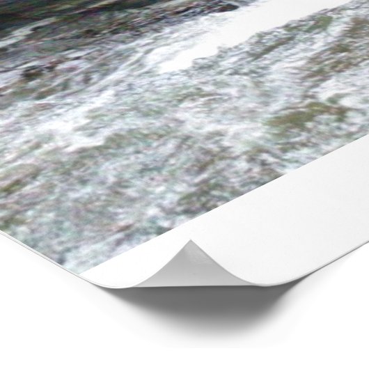 ITHACA NEW YORK GORGE Poster (Ecke)