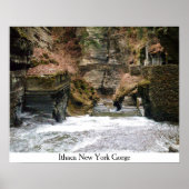 ITHACA NEW YORK GORGE Poster (Vorne)