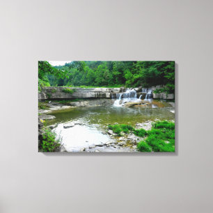 ITHACA NEW YORK GORGE Poster Leinwanddruck