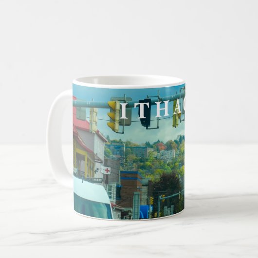 ITHACA NEW YORK KAFFEETASSE (Vorderseite Links)