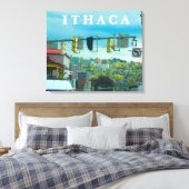 ITHACA NEW YORK LEINWANDDRUCK (Insitu (Schlafzimmer))