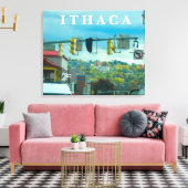 ITHACA NEW YORK LEINWANDDRUCK (Insitu (Wohnzimmer))