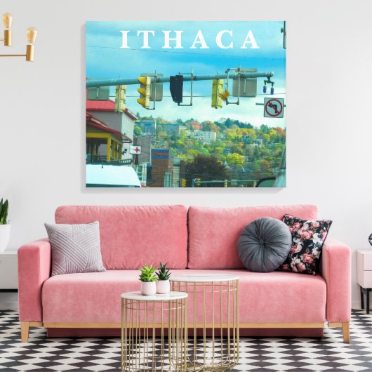 ITHACA NEW YORK LEINWANDDRUCK (Insitu (Wohnzimmer))
