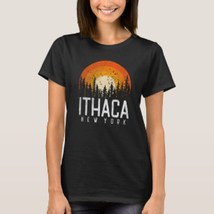 Ithaca New York NY Retro Vintag 70er 80er 90s T-Shirt
