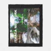 ITHACA NEW YORK PARKS Vlies Decke (Vorderseite)