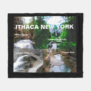 ITHACA NEW YORK PARKS Vlies Decke
