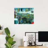 ITHACA NEW YORK-Plakat Poster (Heimbüro)