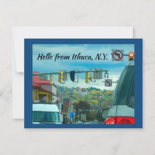 ITHACA NEW YORK POSTKARTE