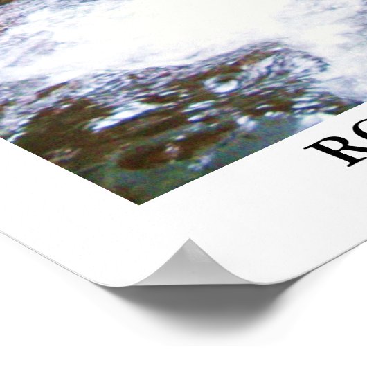 ITHACA, NEW YORK, ROBERT.H.TREMAN PARK Plakat (Ecke)