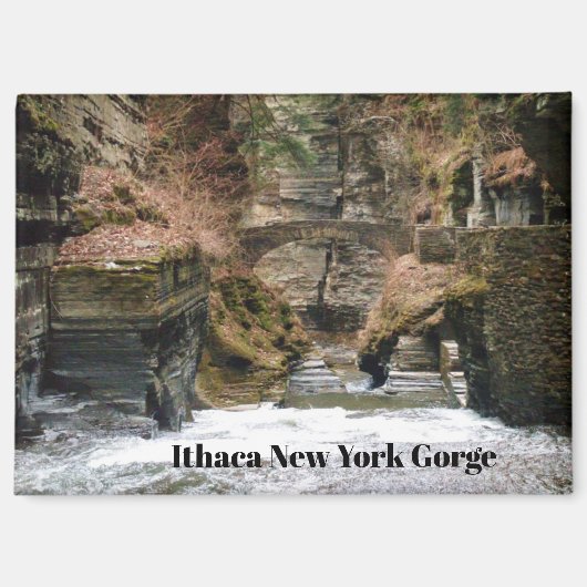 ITHACA NEW YORK SCHLUCHT MAGNET (Vorderseite)