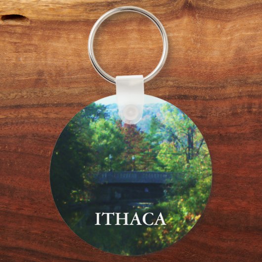 ITHACA, NEW YORK Schlüsselanhänger (Vorderseite)