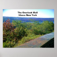 ITHACA NEW YORK ÜBERSEHENE WAND