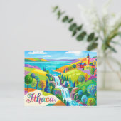 Ithaca, New York, USA Postkarte (Stehend Vorderseite)