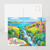 Ithaca, New York, USA Postkarte (Vorne/Hinten)