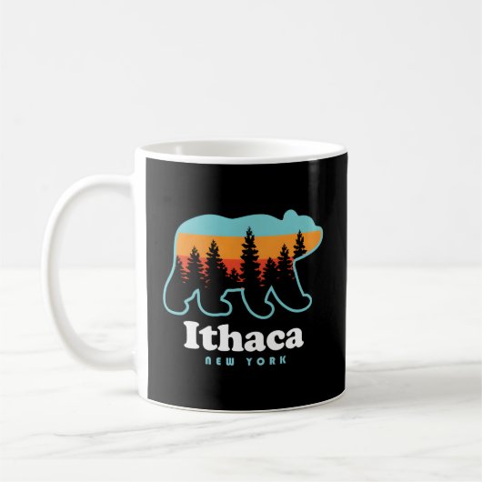 Ithaca Ny Bear Ithaca New York Kaffeetasse (Links)