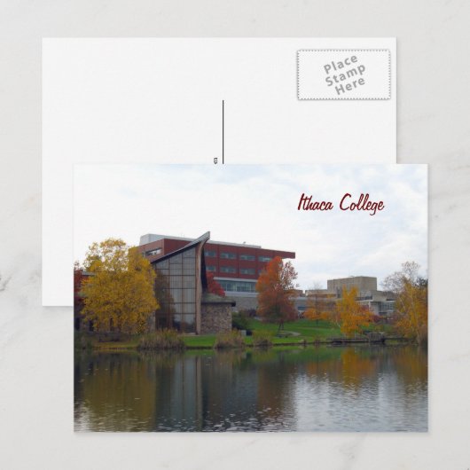 Ithaca-Uni Postkarte (Vorne/Hinten)