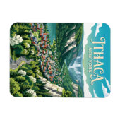 Ithaca USA Magnet (Horizontal)