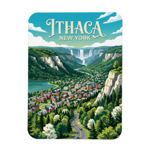 Ithaca USA Magnet