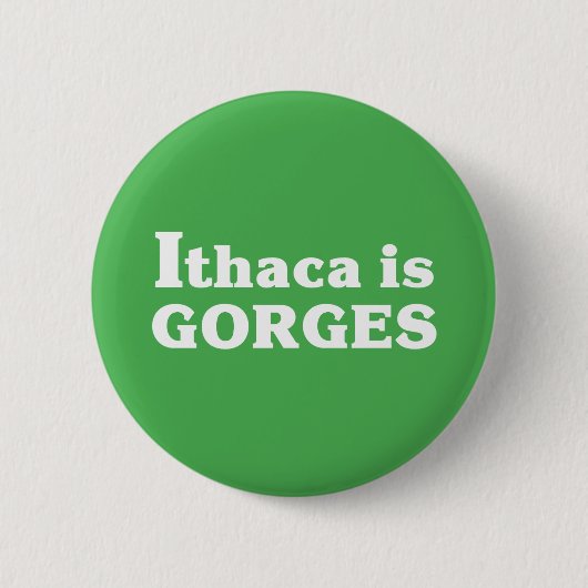 Ithaka ist Gorges Button (Vorderseite)