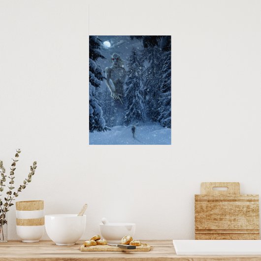 Ithaqua, der Wind Walker Poster (Küche)