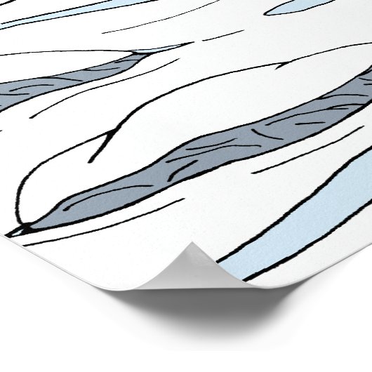 Ithaqua Weird Horror Art Poster (Ecke)