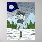 Ithaqua Weird Horror Art Poster (Vorne)