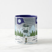Ithaqua Weird Horror Art Tasse (Zentrum)